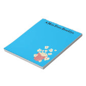 Niedlicher lustiger Popcorn-Cartoon Notizblock (Rotiert)