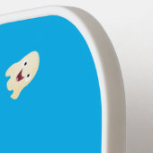 Niedlicher lustiger Popcorn-Cartoon Pickleball Schläger (Linke Seite)