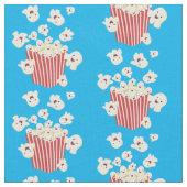 Niedlicher lustiger Popcorn-Cartoon Stoff (Nahaufnahme)