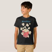 Niedlicher lustiger Popcorn-Cartoon T-Shirt (Vorne ganz)