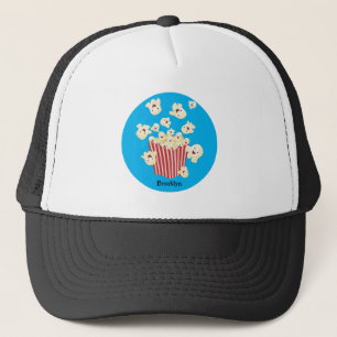 Niedlicher lustiger Popcorn-Cartoon Truckerkappe