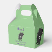 Niedlicher, lustiger Porcuppspiel Banjo Cartoon Geschenkschachtel (Vorderseite)