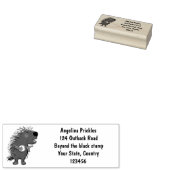 Niedlicher, lustiger Porcuppspiel Banjo Cartoon Gummistempel (Stempel)