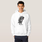 Niedlicher, lustiger Porcuppspiel Banjo Cartoon Hoodie (Vorne ganz)