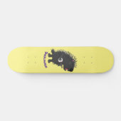 Niedlicher, lustiger Porcuppspiel Banjo Cartoon Skateboard (Horizontal)