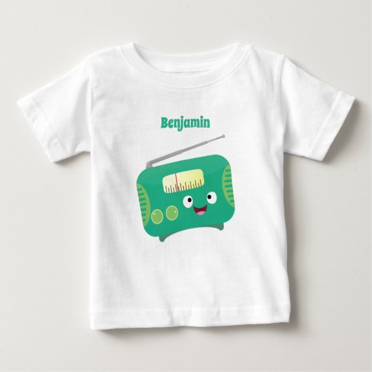 Niedlicher, lustiger Retro-Cartoon Baby T-shirt (Vorderseite)