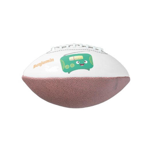 Niedlicher, lustiger Retro-Cartoon Football (Gedreht 90)