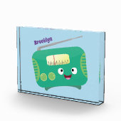 Niedlicher, lustiger Retro-Cartoon Fotoblock (Rechts)