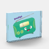 Niedlicher, lustiger Retro-Cartoon Fotoblock (Links)