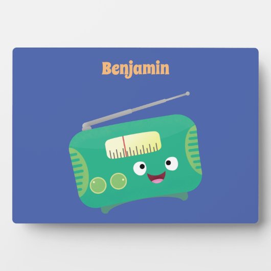 Niedlicher, lustiger Retro-Cartoon Fotoplatte (Vorderseite)