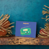 Niedlicher, lustiger Retro-Cartoon Fotoplatte (Seite)