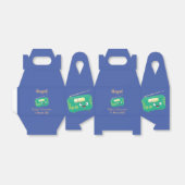 Niedlicher, lustiger Retro-Cartoon Geschenkschachtel (Ungefaltet)