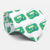 Niedlicher, lustiger Retro-Cartoon Krawatte (Gerollt)