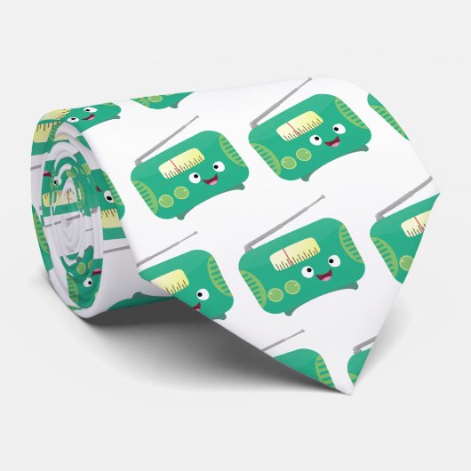 Niedlicher, lustiger Retro-Cartoon Krawatte (Gerollt)