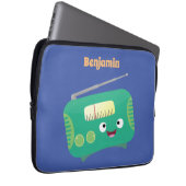 Niedlicher, lustiger Retro-Cartoon Laptopschutzhülle (Vorne Rechts)