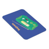 Niedlicher, lustiger Retro-Cartoon Magnet (Rechte Seite)