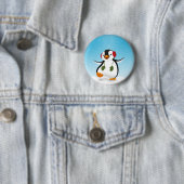 Niedlicher lustiger WinterPenguin Button (Beispiel)