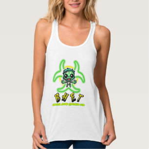 Niedlicher, lustiger Zombie-Abschlag Tank Top