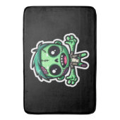 Niedlicher, lustiger Zombie Badematte (Vorderseite Vertikal)