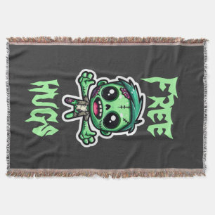 Niedlicher, lustiger Zombie Decke