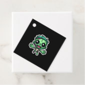 Niedlicher, lustiger Zombie Geschenkanhänger (Beispiel)