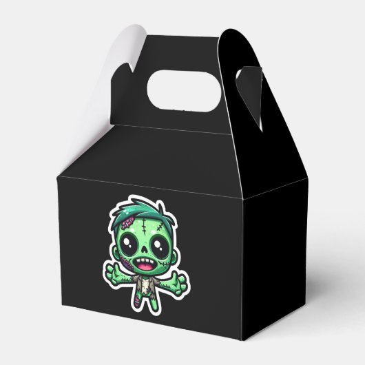Niedlicher, lustiger Zombie Geschenkschachtel (Vorderseite)