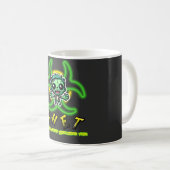 Niedlicher, lustiger Zombie Kaffeetasse (VorderseiteRechts)