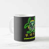 Niedlicher, lustiger Zombie Kaffeetasse (Vorderseite Links)