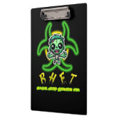 Niedlicher, lustiger Zombie Klemmbrett (Links)