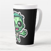 Niedlicher, lustiger Zombie Milchtasse (Rechte Ecke)