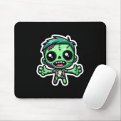 Niedlicher, lustiger Zombie Mousepad (Mit Mouse)