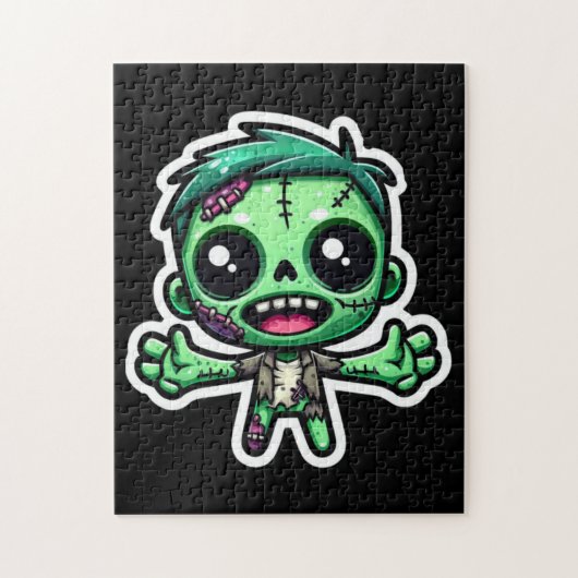 Niedlicher, lustiger Zombie Puzzle (Vertikal)