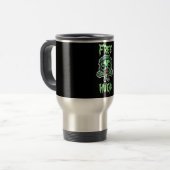 Niedlicher, lustiger Zombie Reisebecher (Vorderseite Links)
