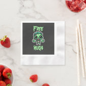 Niedlicher, lustiger Zombie Serviette (Beispiel)