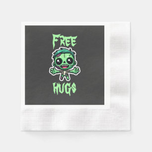 Niedlicher, lustiger Zombie Serviette