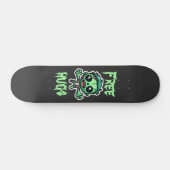 Niedlicher, lustiger Zombie Skateboard (Horizontal)