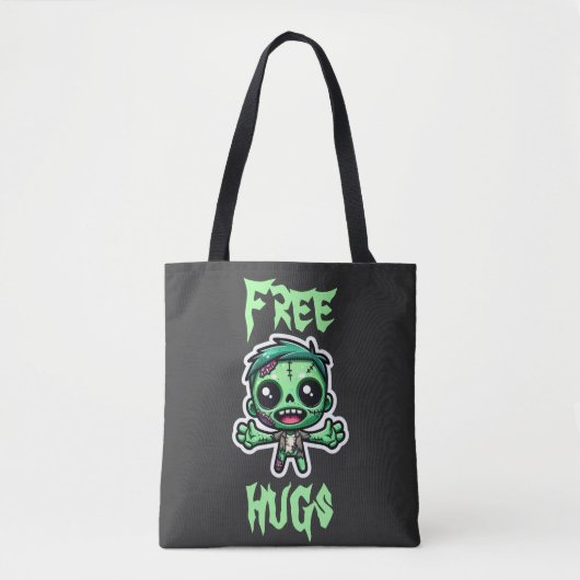 Niedlicher, lustiger Zombie Tasche (Vorderseite)