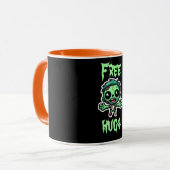 Niedlicher, lustiger Zombie Tasse (Vorderseite Links)