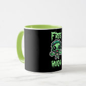 Niedlicher, lustiger Zombie Tasse (Vorderseite Links)