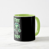 Niedlicher, lustiger Zombie Tasse (VorderseiteRechts)