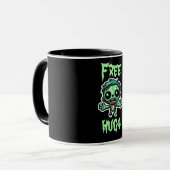 Niedlicher, lustiger Zombie Tasse (Vorderseite Links)