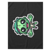 Niedlicher, lustiger Zombie Tischdecke (Vorderseite)