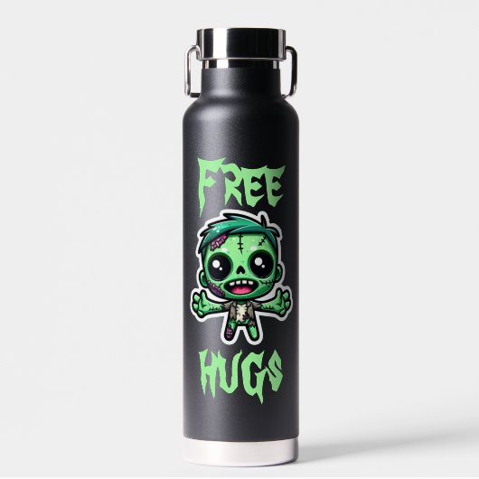 Niedlicher, lustiger Zombie Trinkflasche (Vorne)
