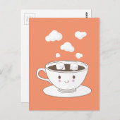 Niedlicher lustiger Zucker berechnet des Badens in Postkarte (Vorne/Hinten)