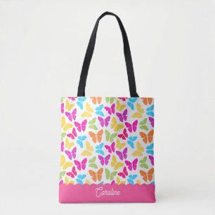 Niedlicher Mädchenbrut-Regenbogen-Schmetterlingsna Tasche
