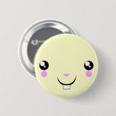 niedlicher Mädchenhamster Kawaii Animeknopf Button (Vorne & Hinten)