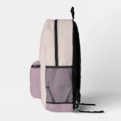 Niedlicher Mädchenname Rosa Pastellfarben Pony Bedruckter Rucksack (Rechts)