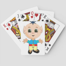 Niedlicher Magie-Elf Spielkarten