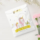 Niedlicher magischer Einhorn Rosa Gelber Kindergeb Geschenktütchen (Versiegelt)