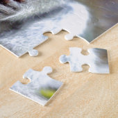 Niedlicher Makahahn mit Banane Puzzle (Seite)